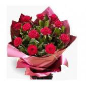阿联酋Bouquet of 12 red roses